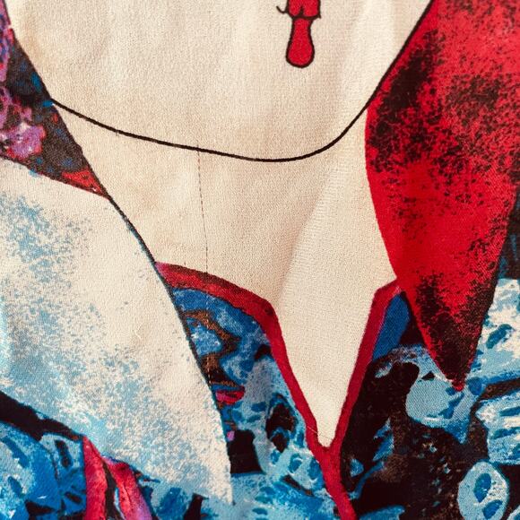 Chico’s SILK Size XS kimono blouse - Picture 8 of 11